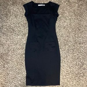 Ady Gluck-Frankel Necessary Objects Black stretch Sleeveless dress medium
